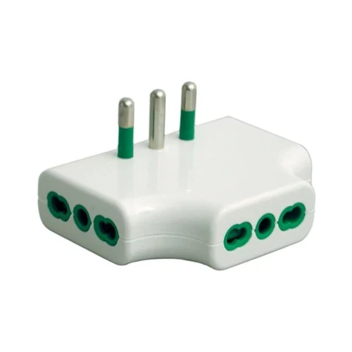ADATTATORE PIATTO DA S17 3P17/11, COLORE BIANCO - 82220