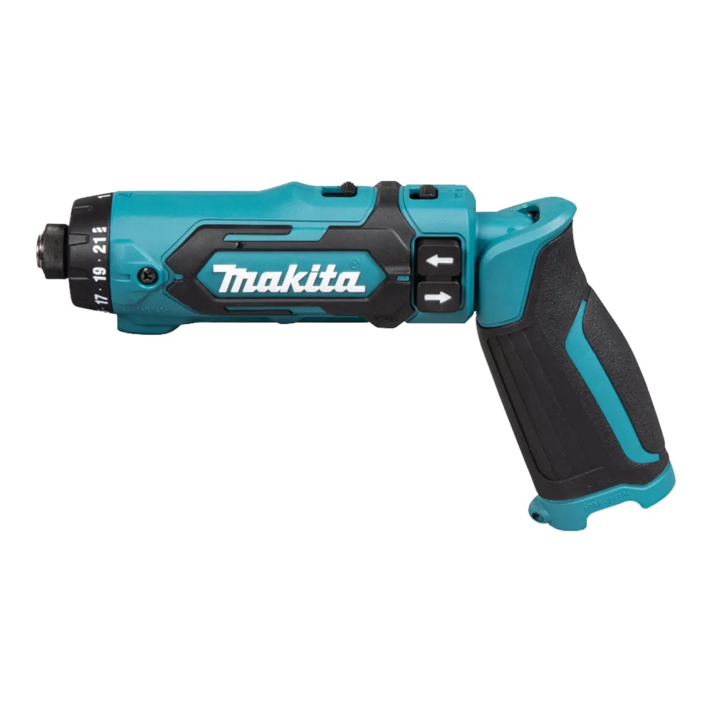 Avvitatore batteria Makita DF 012 DSE 7,2 V 5,6 Nm + 2x batteria ricaricabile 1,5 Ah + caricabatterie + custodia