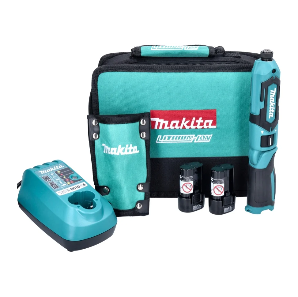 Makita TD 022 DSE Avvitatore impulsi batteria 7,2 V 25 Nm + 2x batteria 1,5 Ah + caricabatterie + borsa