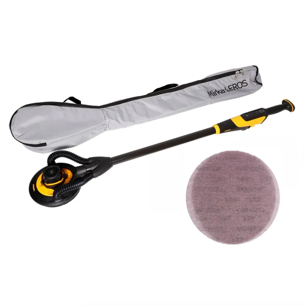 Mirka LEROS 950 CV Levigatrice per soffitto - parete 350W / 225mm ( MIW9502022BA ) + Abrasivo rete + 25x ABRANET Mole abra...