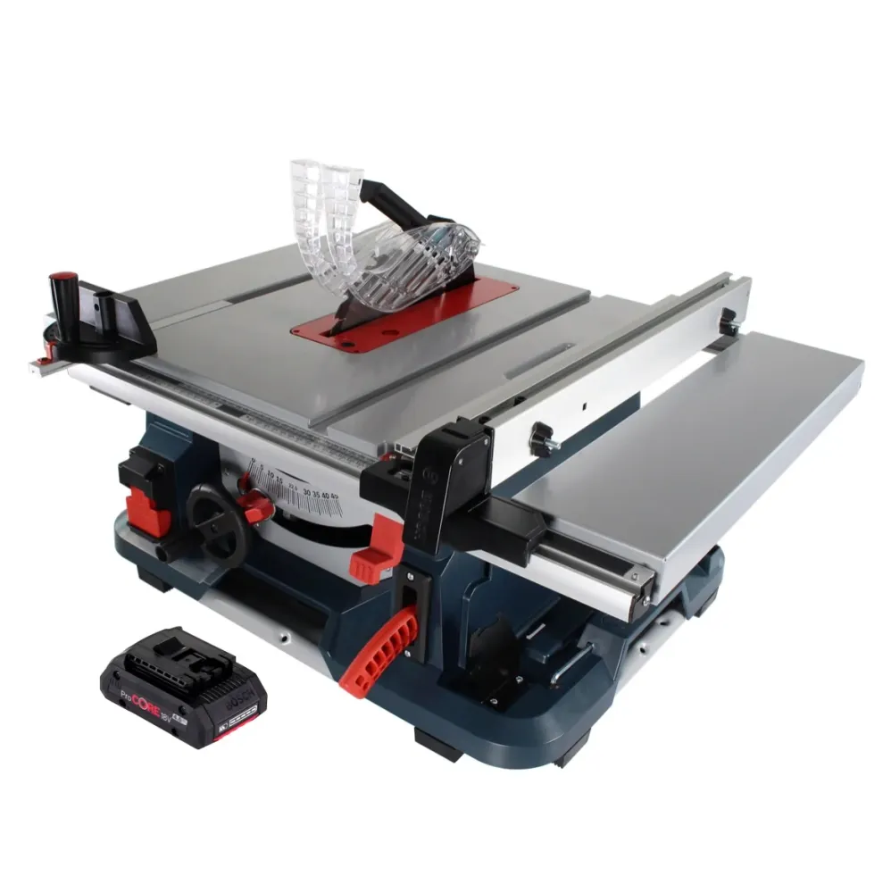 Bosch GTS 18V-216 Professional Sega circolare da tavolo batteria 18 V 216 mm Biturbo Brushless + 1x batteria ProCORE 4,0 A...
