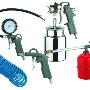 Set aria compressa AEROTEC set compressore accessori 5 pezzi inclusa ventosa 20058408