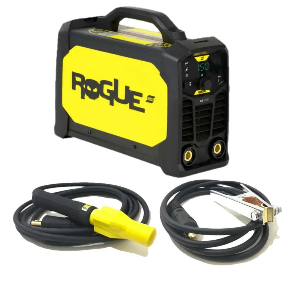 Saldatrice ESAB ROGUE ES 151iP Pulsata Inverter Elettrodo MMA e Live TIG 150A con accessori