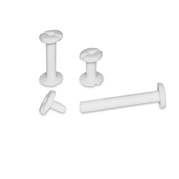 CWR - 06302 - Viti sepolte - plastica - 20 mm - bianco - CWR - conf. 20 pezzi - 63394 - Conf. da 1 Pz.