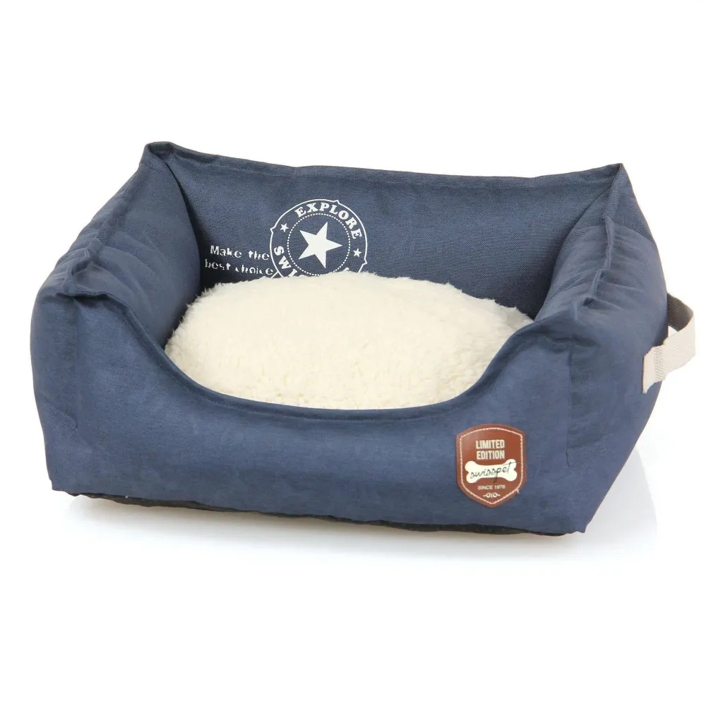 Letto Denim L, blu