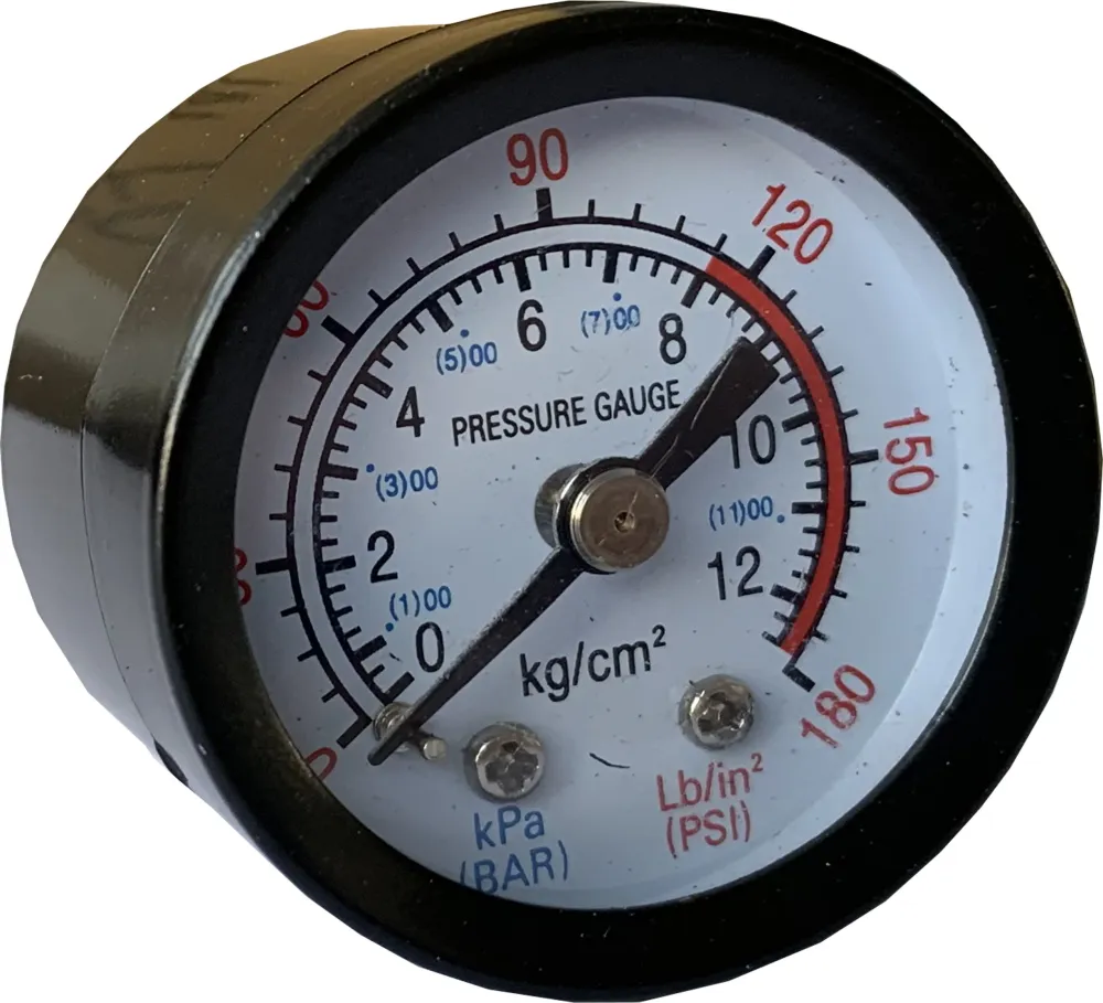 manometro di ricambio per compressore 6 lt ideal star 40 mm - per codice 0077002