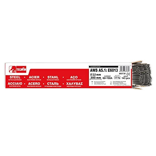 Telwin 802739 Elettrodi Rutili per Saldatura 2.5 mm, kg, Set di pacco