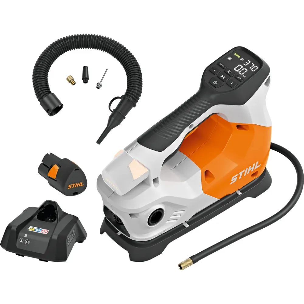Compressore batteria Stihl KOA 20 con batteria AS 2 e caricabatteria