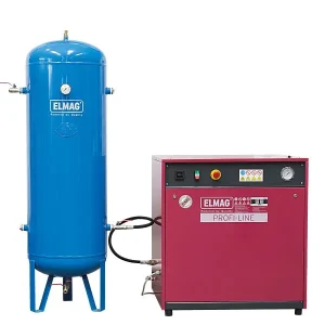 Compressore ELMAG PROFI-LINE 'SILENT' PL-S 750/10/3 D - nella confezione 1 10120