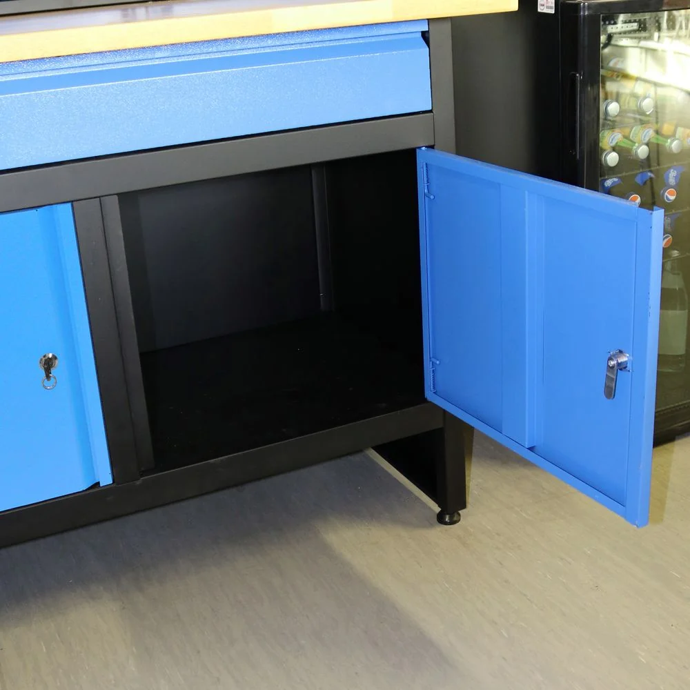 GÜDE GW 2T Banco da lavoro con ripiano legno