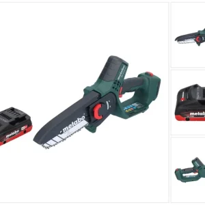 Metabo MS 18 LTX 15 Motosega batteria 18 V 15 cm 5 m/s + 1x batteria 4.0 Ah - senza caricabatterie
