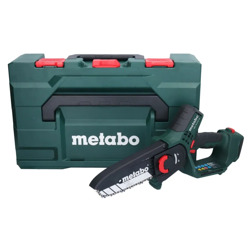 Metabo MS 18 LTX 15 sega per potatura batteria 18 V 15 cm 5 m/s + metaBOX ( 600856840 ) - senza batteria, senza caricabatt...