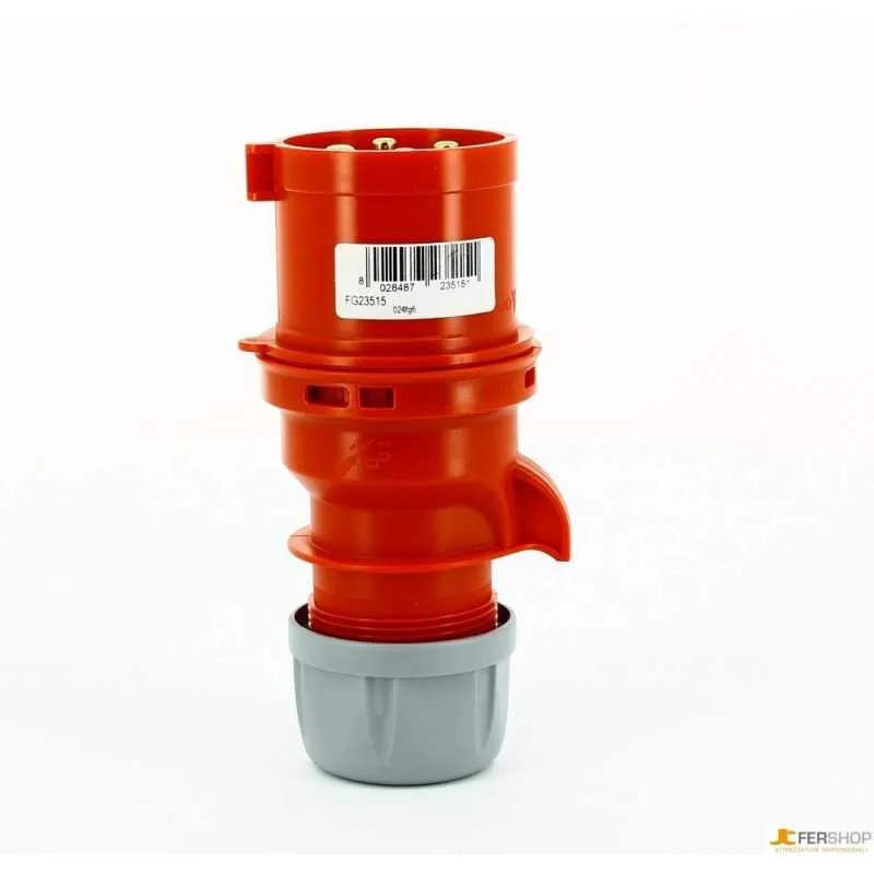 Biscotto per Profilati Spina industriale faeg - fg23515 - 3p+t 32a 380v ip44