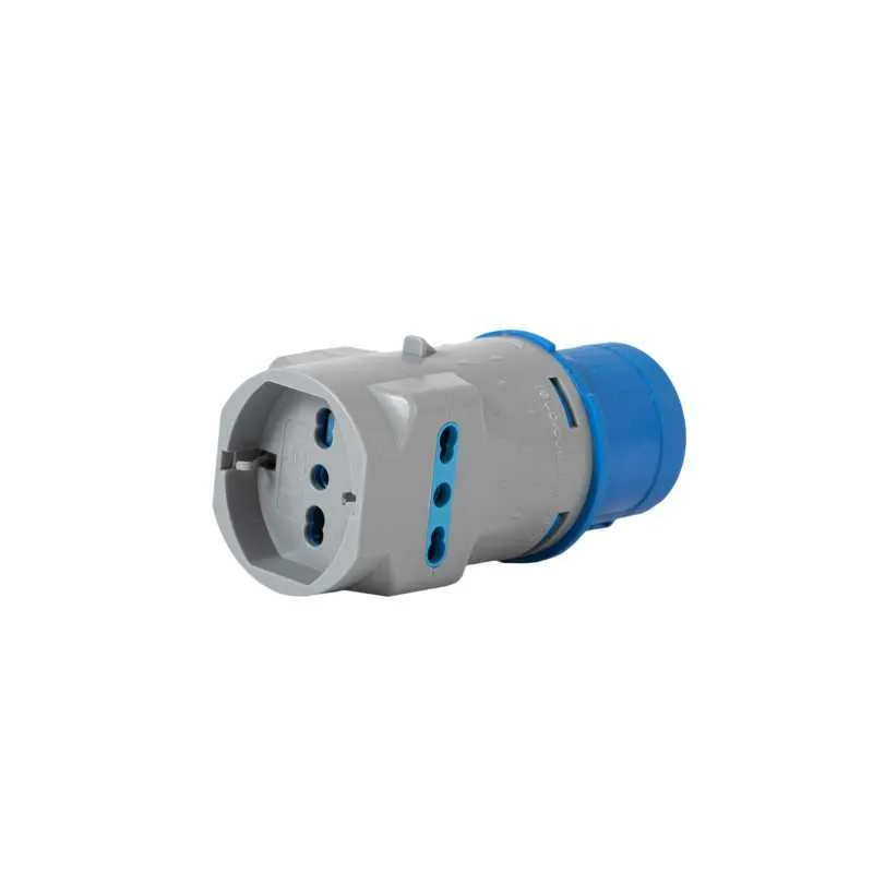 Certificato UNI Adattatore industriale - vb-73100 - spina 2p+t 16a 220v cee