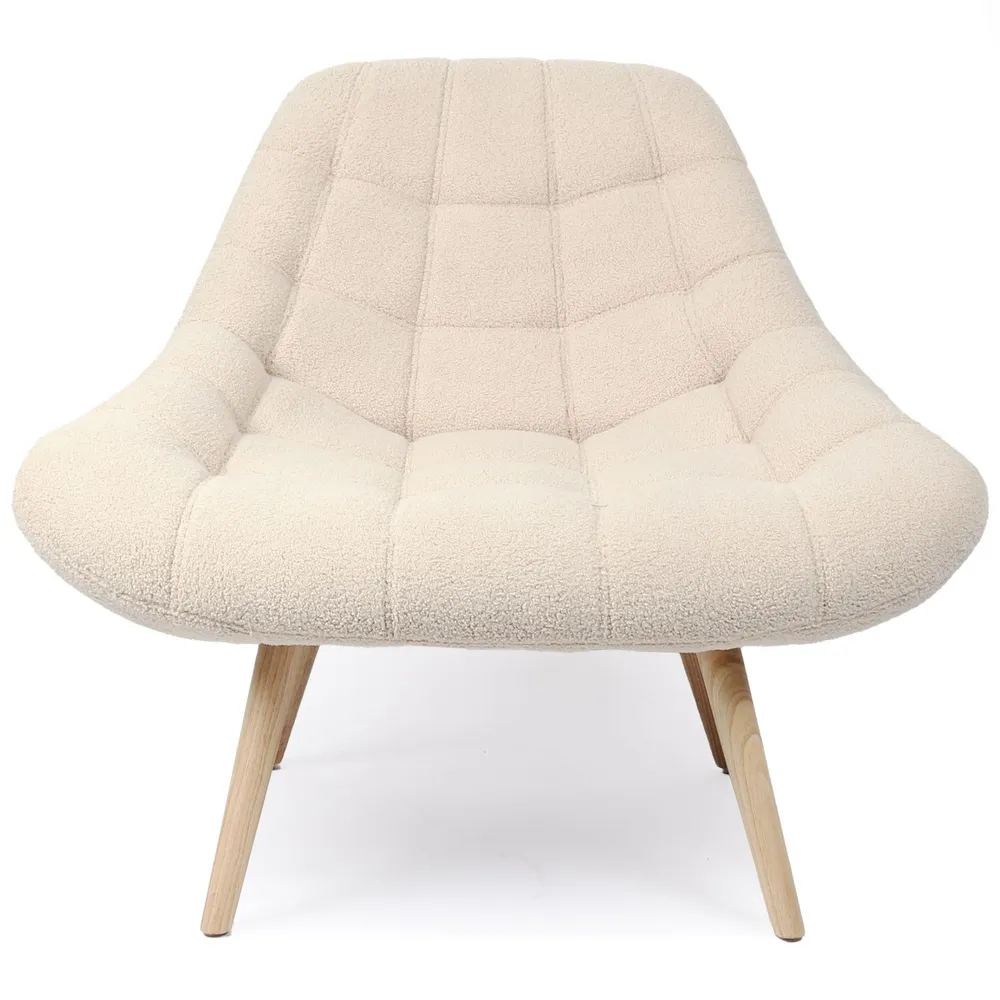 Danios Poltrona scandinava Tessuto loop sabbia
