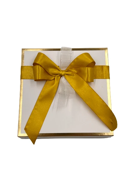 Professionale Antivibrante Dolgetta- Scatola quadrata bianca e oro