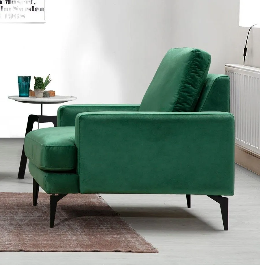 Professionale Antivibrante Poltrona Narchis Tessuto Verde
