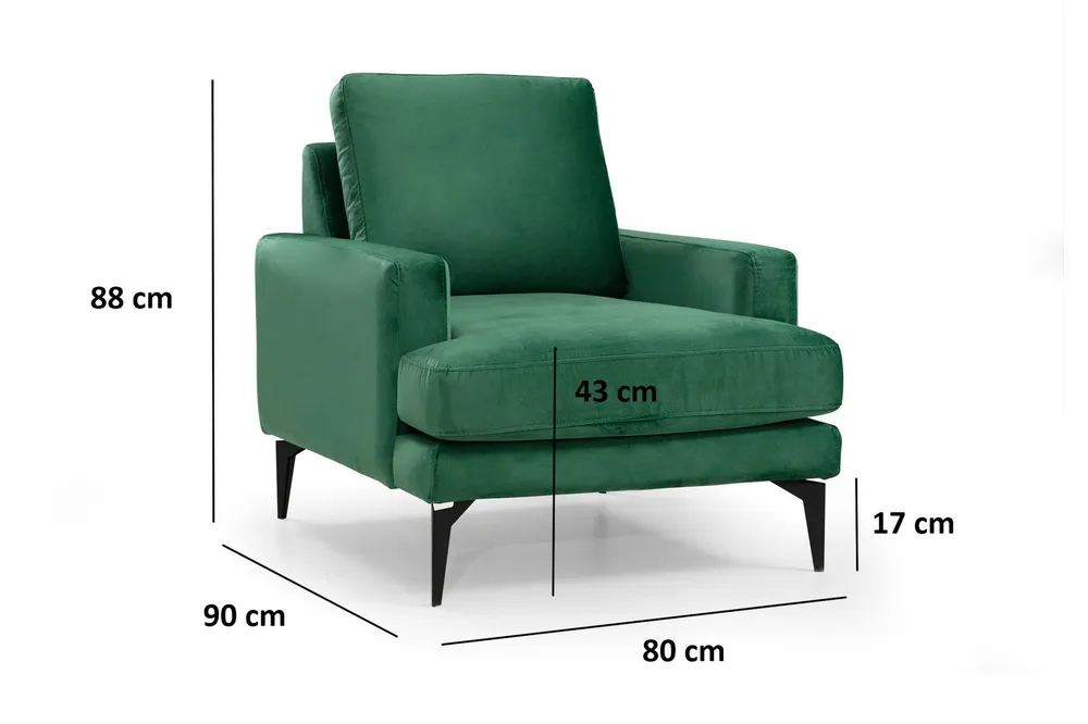 Professionale Antivibrante Poltrona Narchis Tessuto Verde