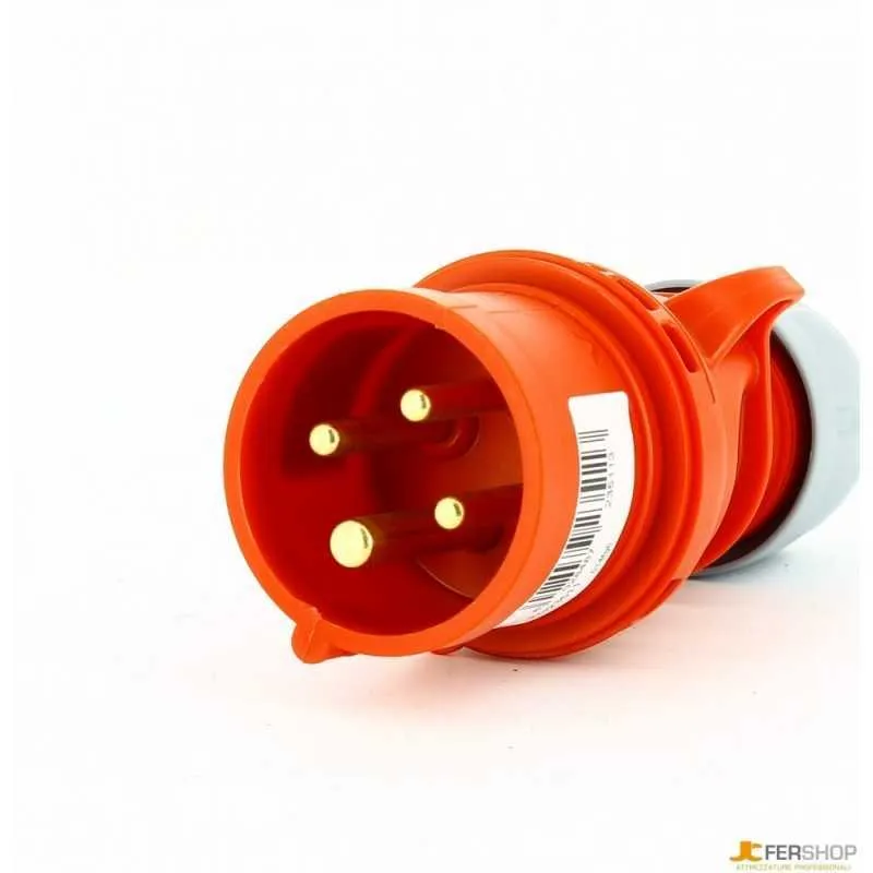 Spina industriale faeg - fg23511 - 3p+t 16a 380v ip44 Acciaio Inox A2