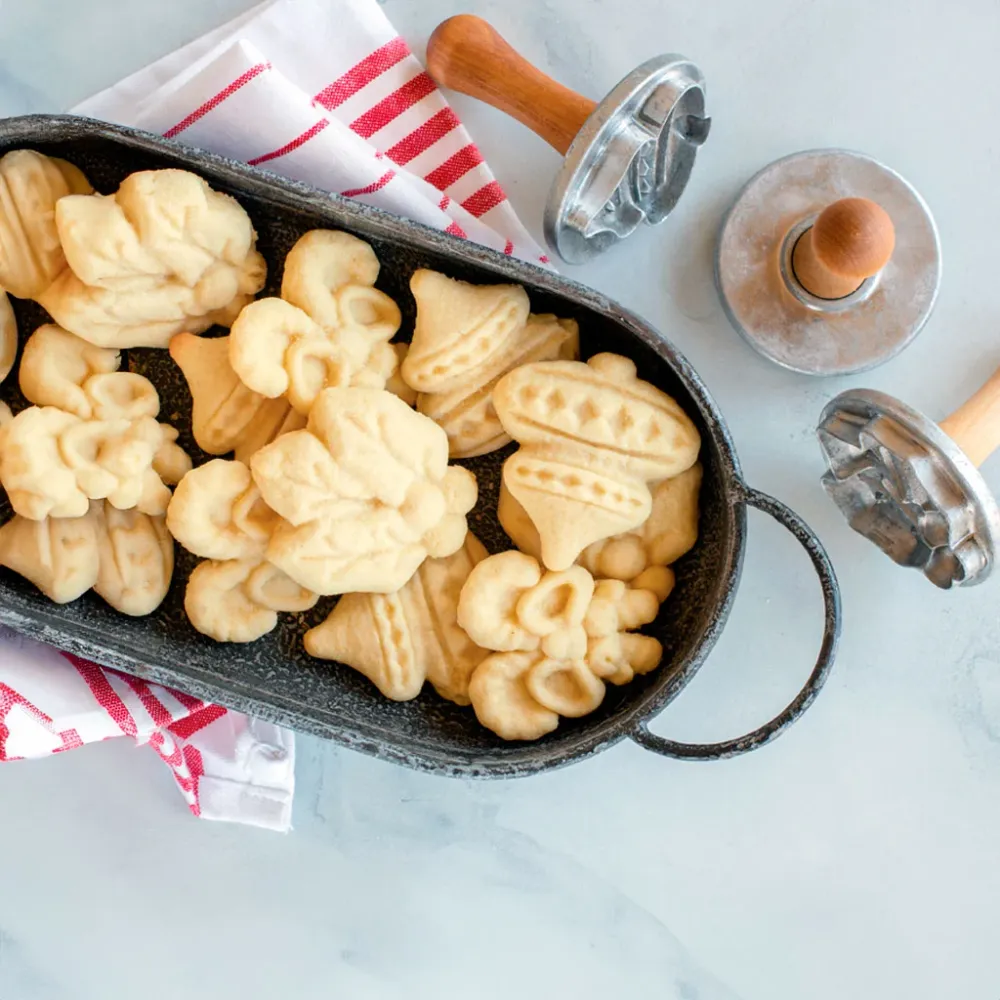 Timbri per biscotti "Holiday Cookie" Nordic Ware con Chiave Esagonale Inclusa