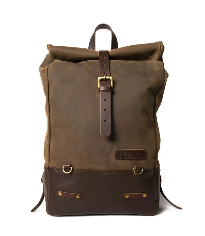 Vintage Motorcycle Backpack Brown - Trip Machine