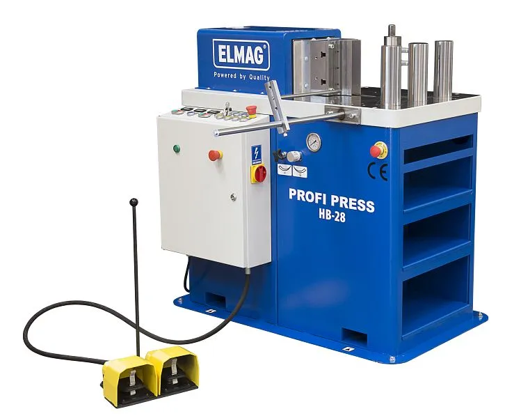 Pressa piegatrice orizzontale ELMAG SELEZIONATO EHB28 81453 Diametro 25mm