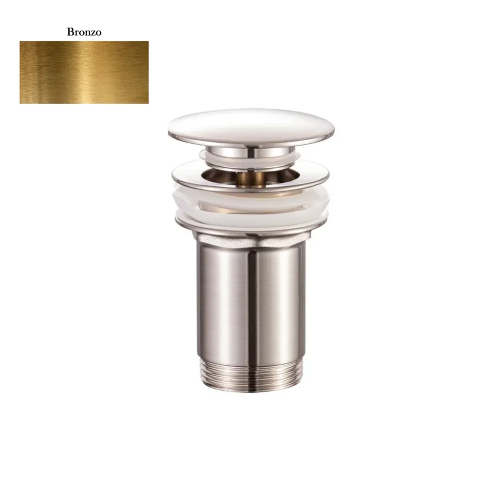 Scarico Click Clack senza troppo completo ottone bronzo