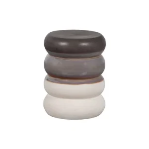 Professionale Sgabello ceramica grigio Button Vtwonen - 44cm