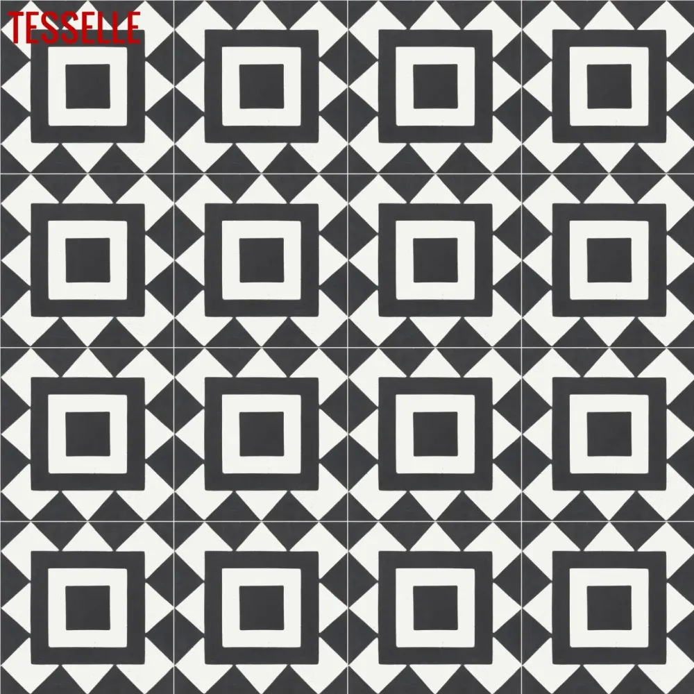 Bolton Seaton 8" Square Cement Tile Resistente alla Corrosione