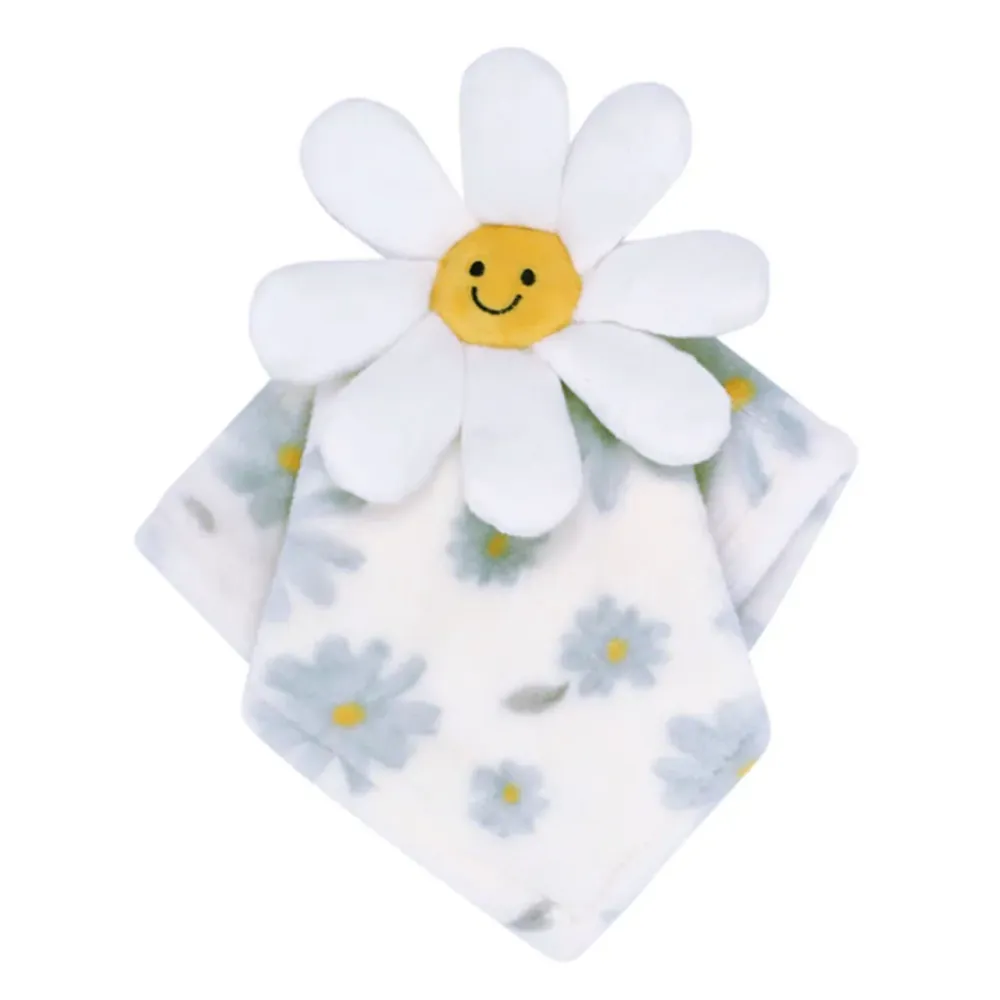 Lambs & Ivy Sweet Daisy Security Blanket Alta Tenacità | Antiallentamento
