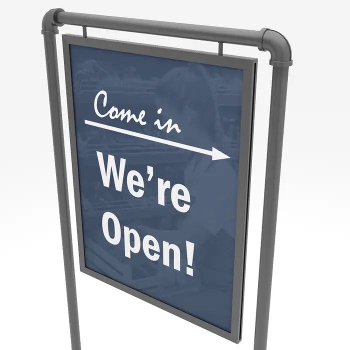 Pipeline 22" X 28" Bulletin Sign Holder Econoco PSSH28 | Resistenza alla Corrosione