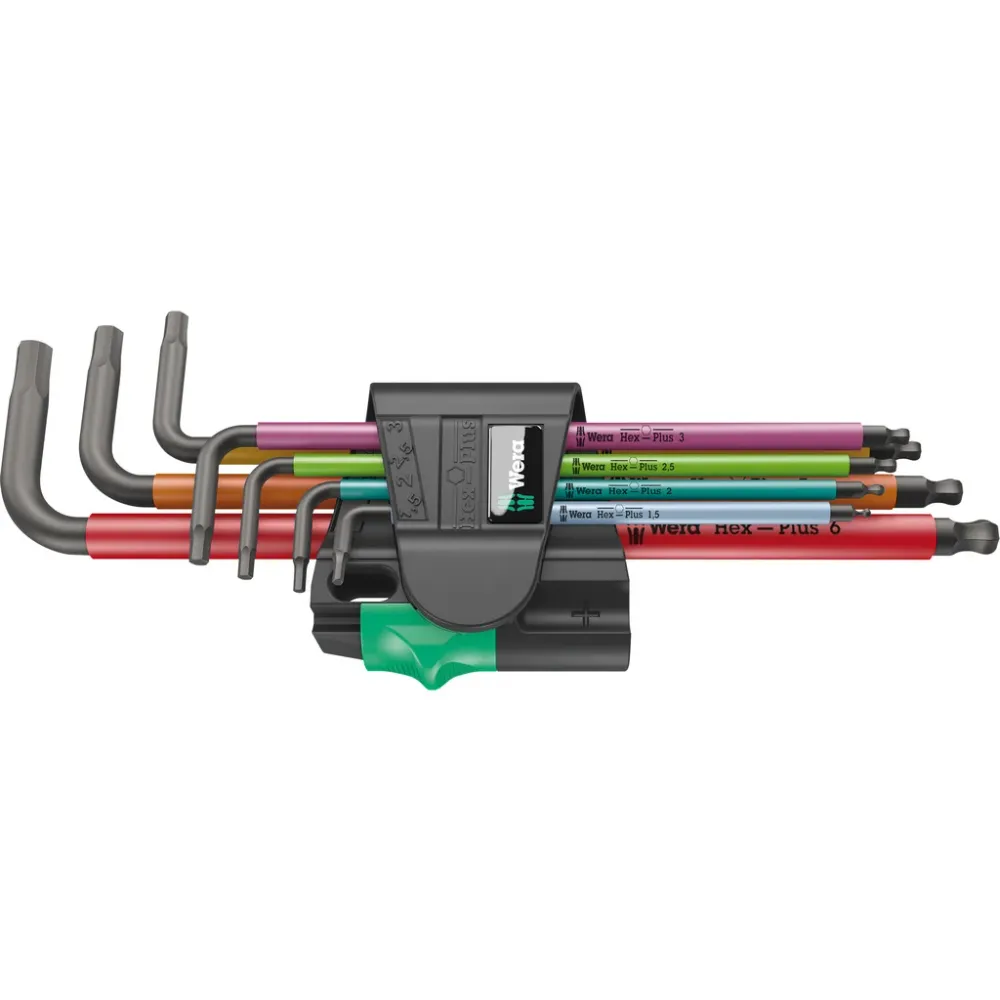 Set di chiavi brugola 950/7 Hex-Plus Multicolor Magnet 1, 7 pezzi