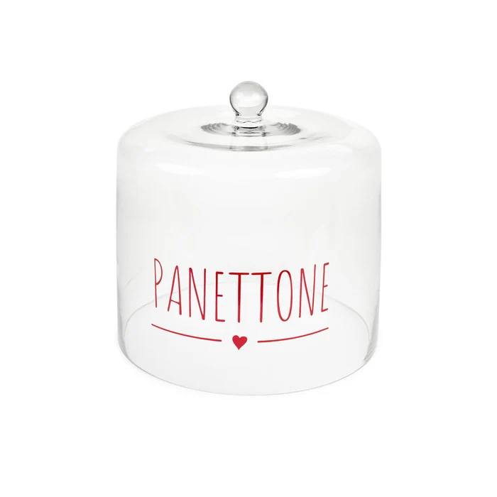 Campana vetro dolci Panettone My Home Christmas Edition NUVOLE DI STOFFA