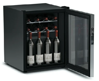Ⓜ️🔵🔵🔵 Vitrifrigo DCW46 - Cantinetta compressore, 12 bottiglie, 46 litri, luce interna LED, Classe G