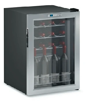 Ⓜ️🔵🔵🔵 Vitrifrigo DCW62 - Cantinetta compressore, 20 bottiglie, 62 litri, luce interna LED, Classe G