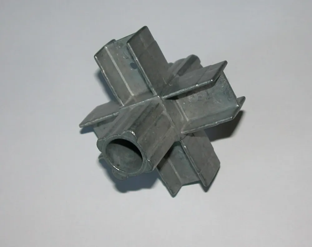 GIUNTO X TAVOLI E VETRINE 25X25 6-VIE NUOVO PER ESPOSITORI E STRUTTURE TBQ