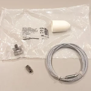 KIT CAVO DI SOSPENSIONE GLOBAL TRACK SPW1-3/5M L.500CM PER BINARIO ELETTRIFICATO.