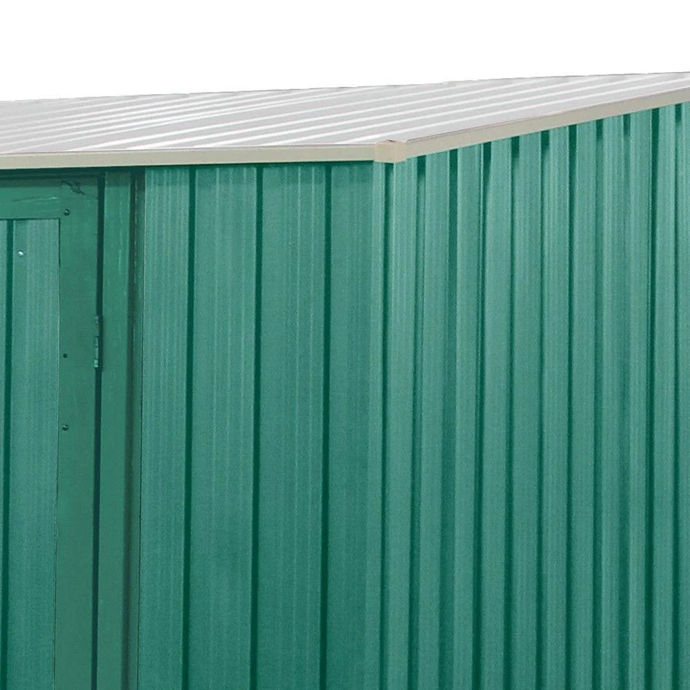 Casetta Box da Giardino Lamiera 215x145x195 cm Joy-B Verde