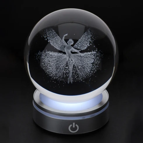 Catena per Ancoraggio Hervit - Sfera crystal planet Ballerina Ø10cm