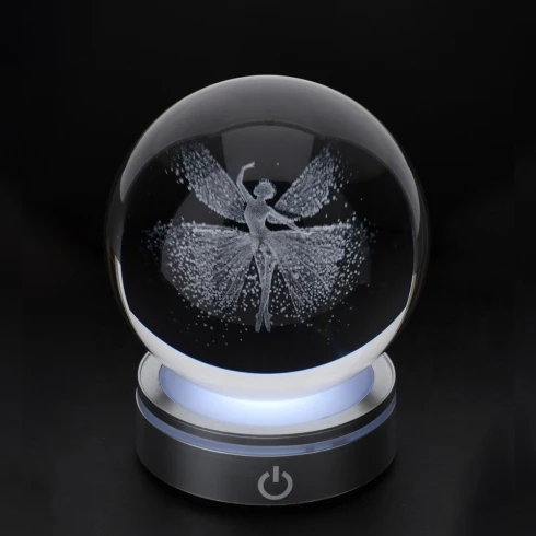 Catena di Sollevamento Acciaio Hervit - Sfera crystal planet ballerina