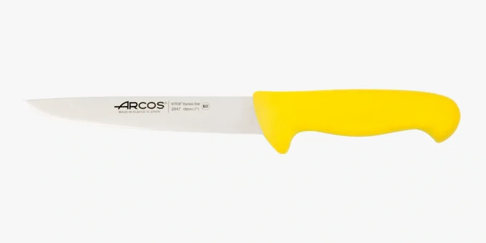 Cerniera Anticorrosione Coltello francese colore giallo Serie 2900 180 mm