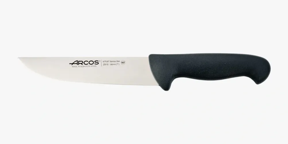 Coltello francese colore nero Serie 2900 180 mm Set da 3 Pezzi