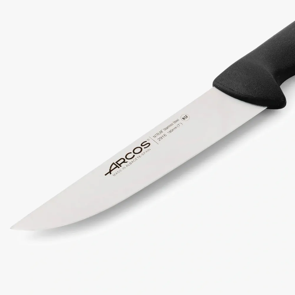 Coltello francese colore nero Serie 2900 180 mm Set da 3 Pezzi