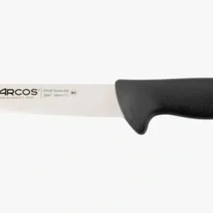 Coltello francese nero Serie 2900 180 mm Ottone Cromato