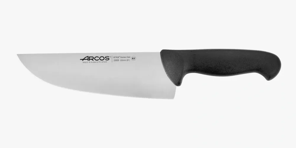 Regolazione Micrometrica Coltello francese nero Serie 2900 200 mm