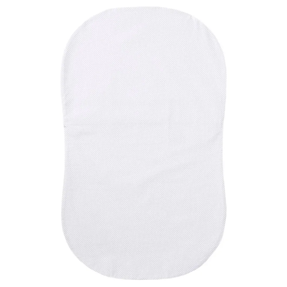 Cerniera Regolabile Halo Bassinet Fitted Sheet Grafite Pin Dot