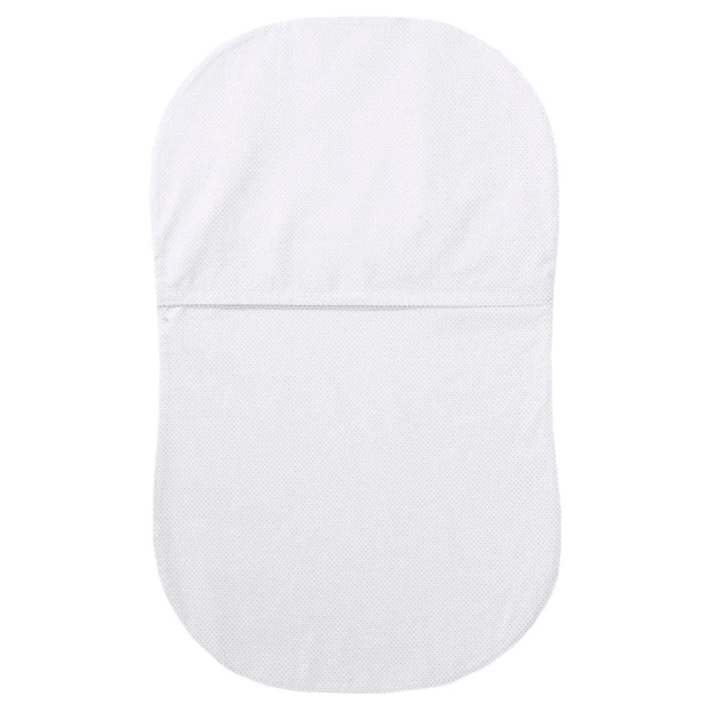 Cerniera Regolabile Halo Bassinet Fitted Sheet Grafite Pin Dot
