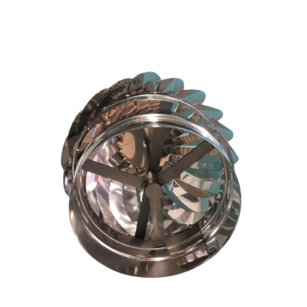 Comignolo girevole base circolare inox Set da 3 Pezzi