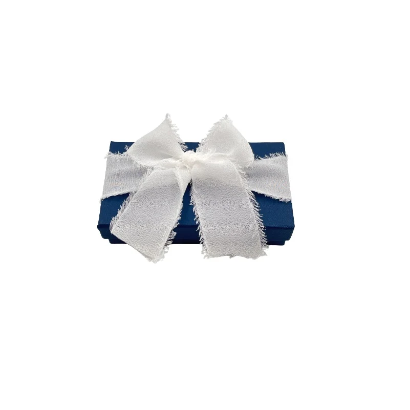H.L. - Scatola rettangolare rigida telata blu con Cuscinetti Sfere