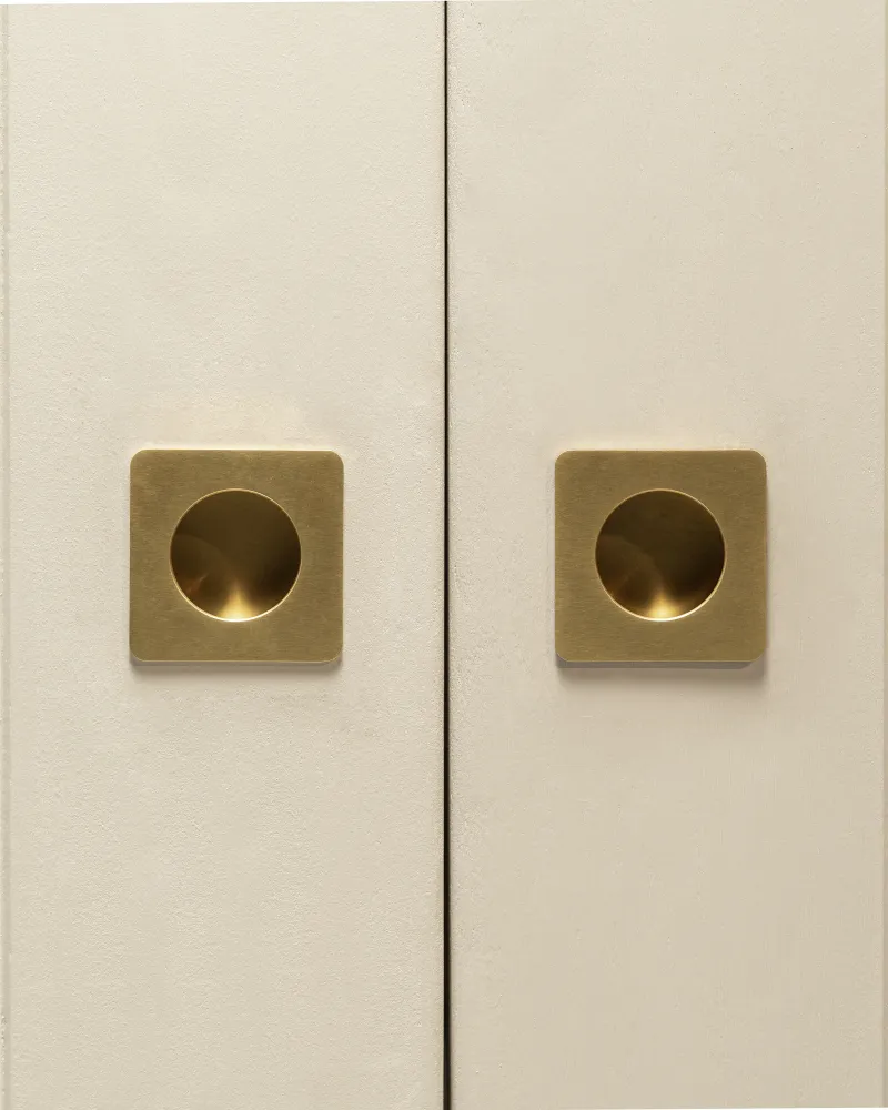 Acciaio Inox Regent Maniglia Scomparsa Piccola - Ottone Antico